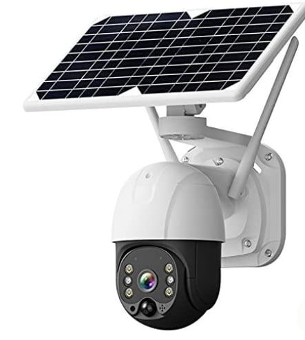 Wireless Solar Panel Security Camera, Wireless Reable Battery Camera P WiFi Home Security Cam...