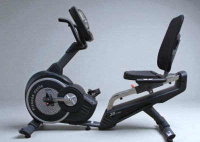 Recumbent bike, strong, semi-fitness grade